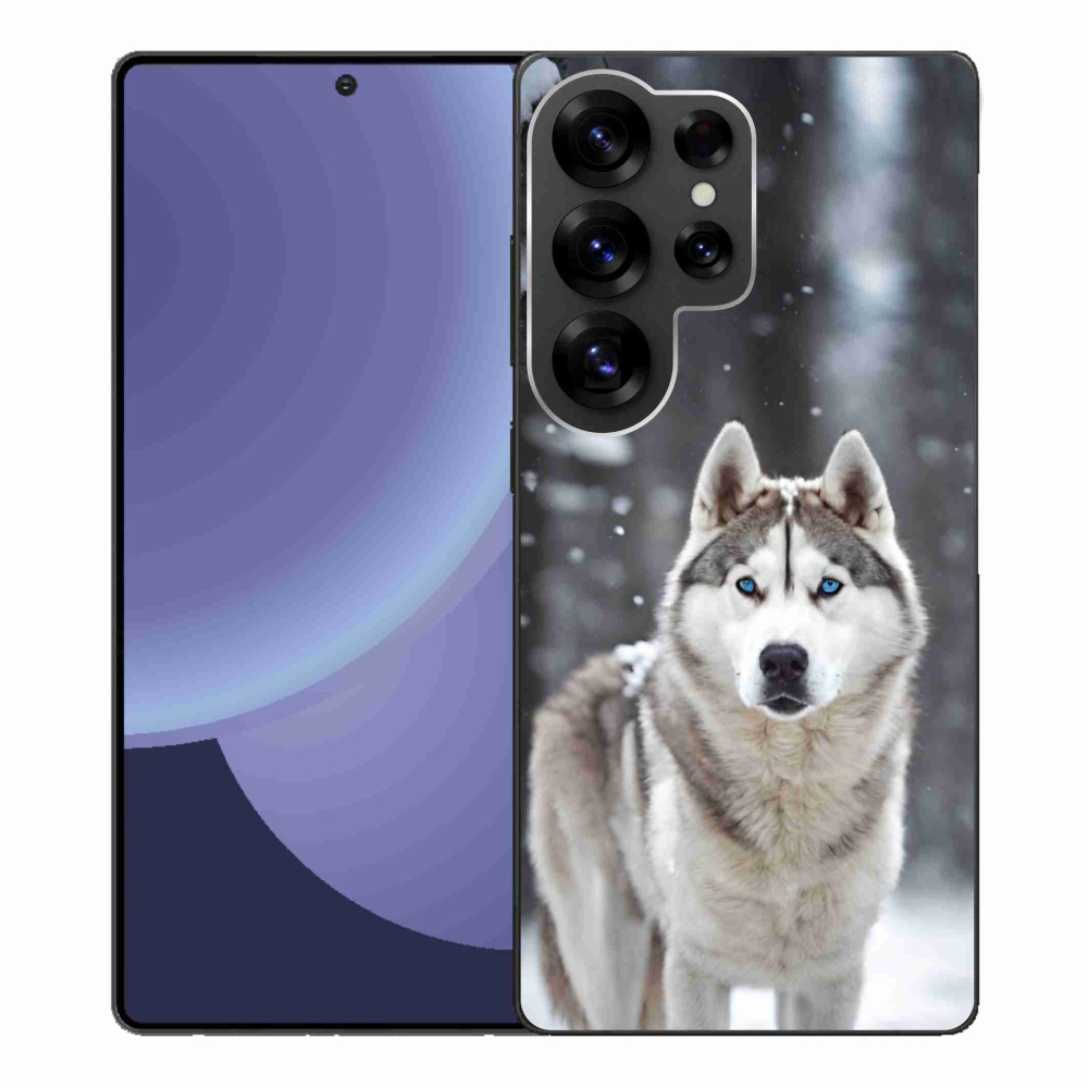 Gélový kryt mmCase na Samsung Galaxy S25 Ultra - husky 2