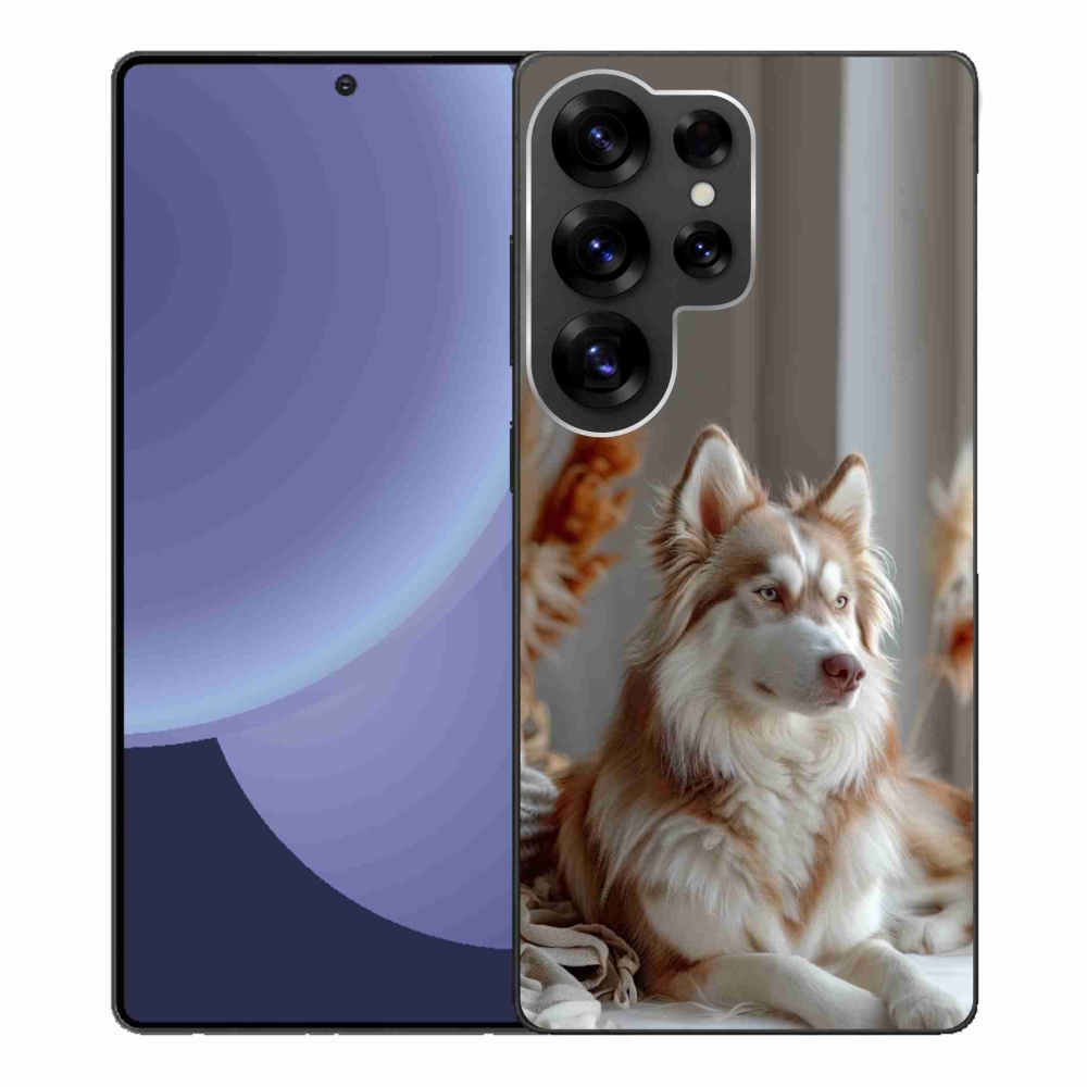 Gélový kryt mmCase na Samsung Galaxy S25 Ultra - pokojný sibírsky husky