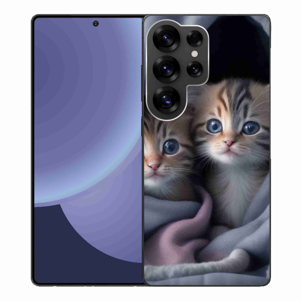 Gélový kryt mmCase na Samsung Galaxy S25 Ultra - mačacie duo 2