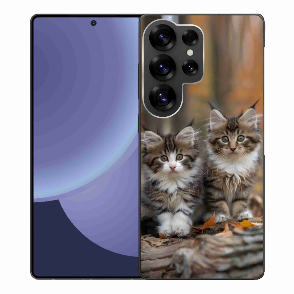 Gélový kryt mmCase na Samsung Galaxy S25 Ultra - mačacie duo 3