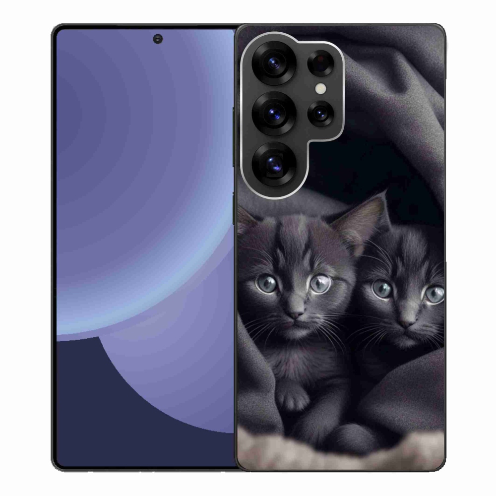 Gélový kryt mmCase na Samsung Galaxy S25 Ultra - mačacie duo
