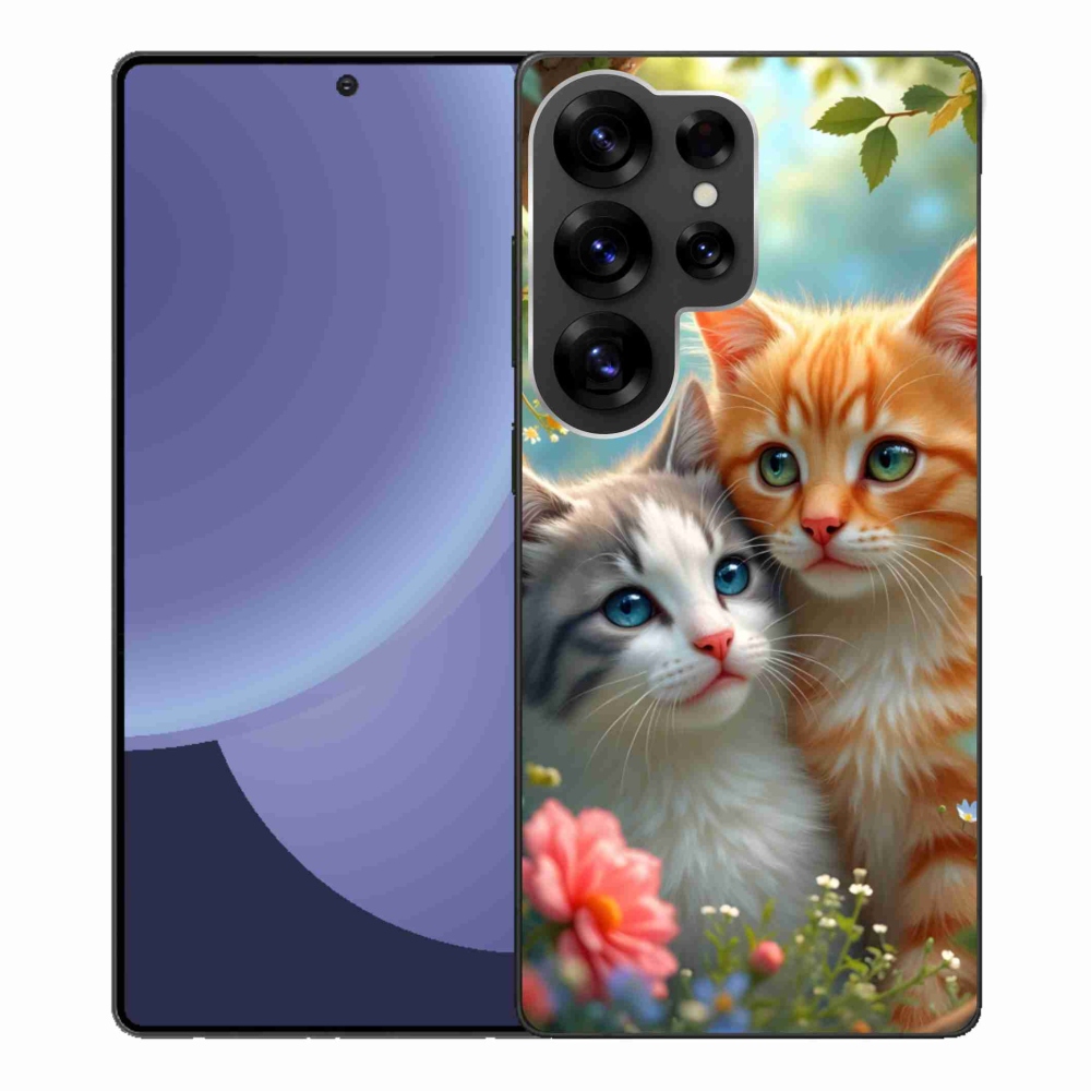 Gélový kryt mmCase na Samsung Galaxy S25 Ultra - mačacia láska 2