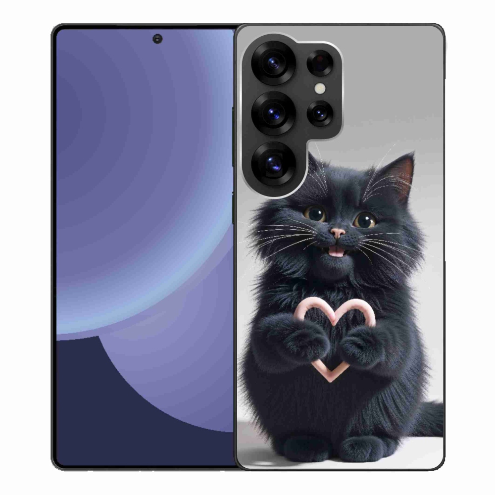Gélový kryt mmCase na Samsung Galaxy S25 Ultra - mačacia láska 3