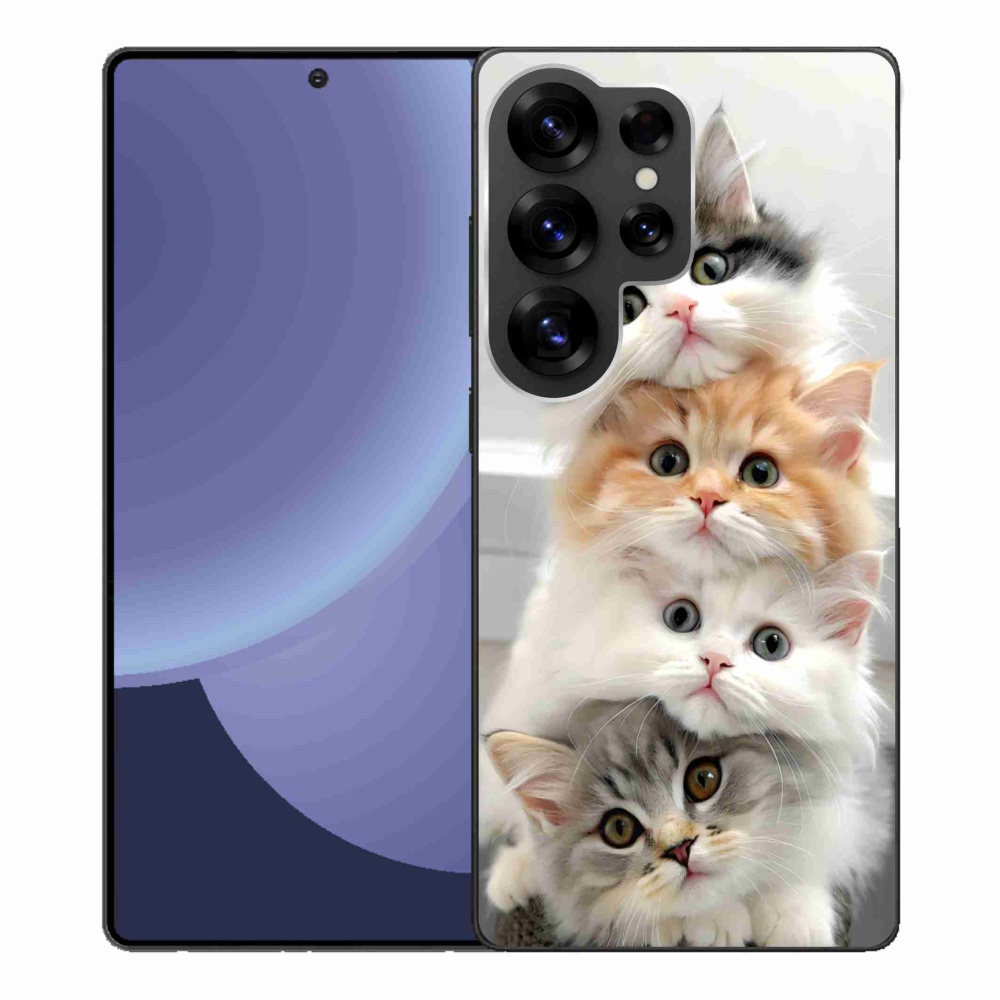 Gélový kryt mmCase na Samsung Galaxy S25 Ultra - mačacia partia