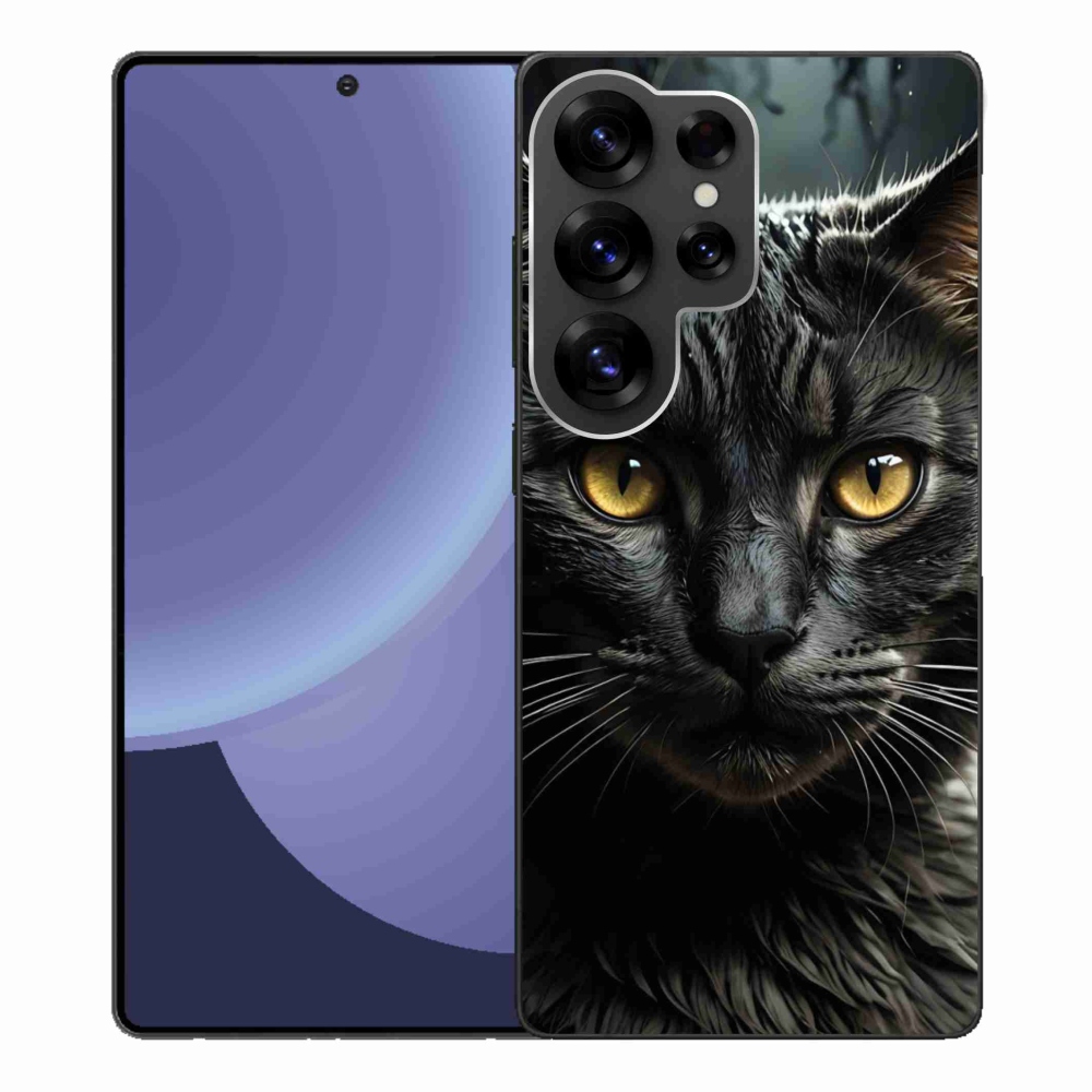 Gélový kryt mmCase na Samsung Galaxy S25 Ultra - mačacie pohľad 3