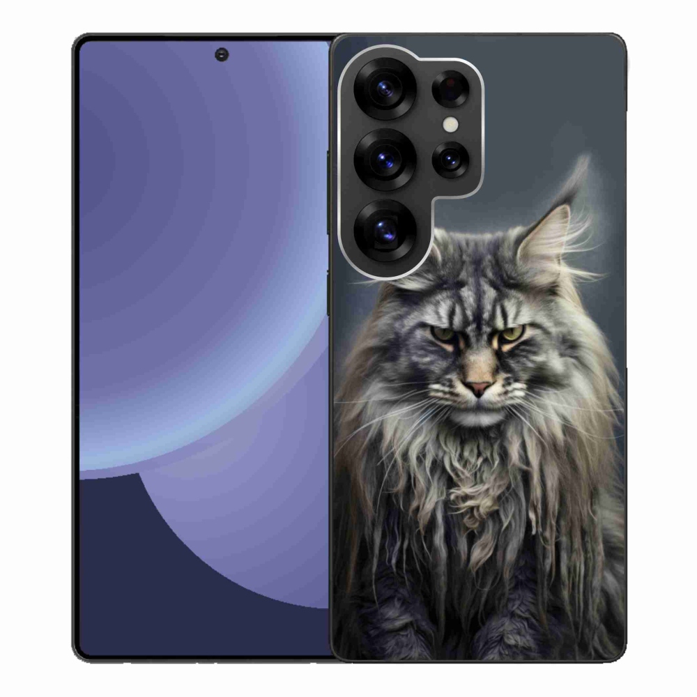 Gélový kryt mmCase na Samsung Galaxy S25 Ultra - mačacie pohľad 4