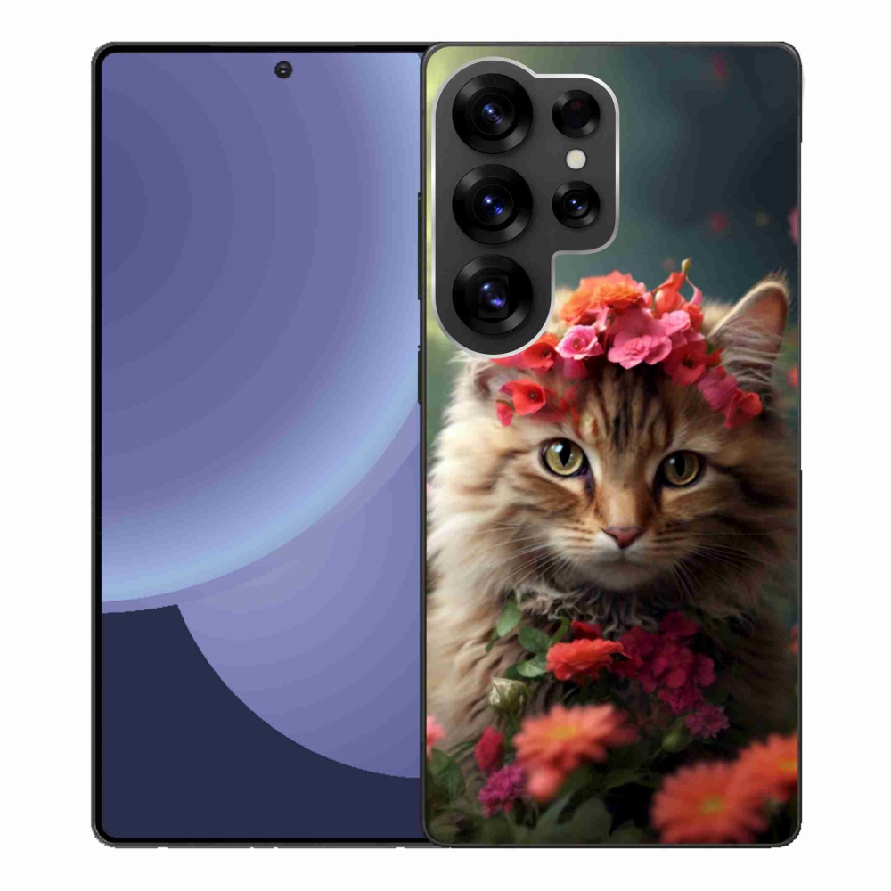 Gélový kryt mmCase na Samsung Galaxy S25 Ultra - mačacia princezná