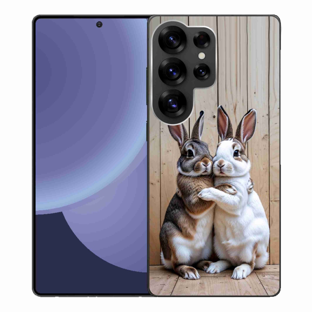 Gélový kryt mmCase na Samsung Galaxy S25 Ultra - králičie pár