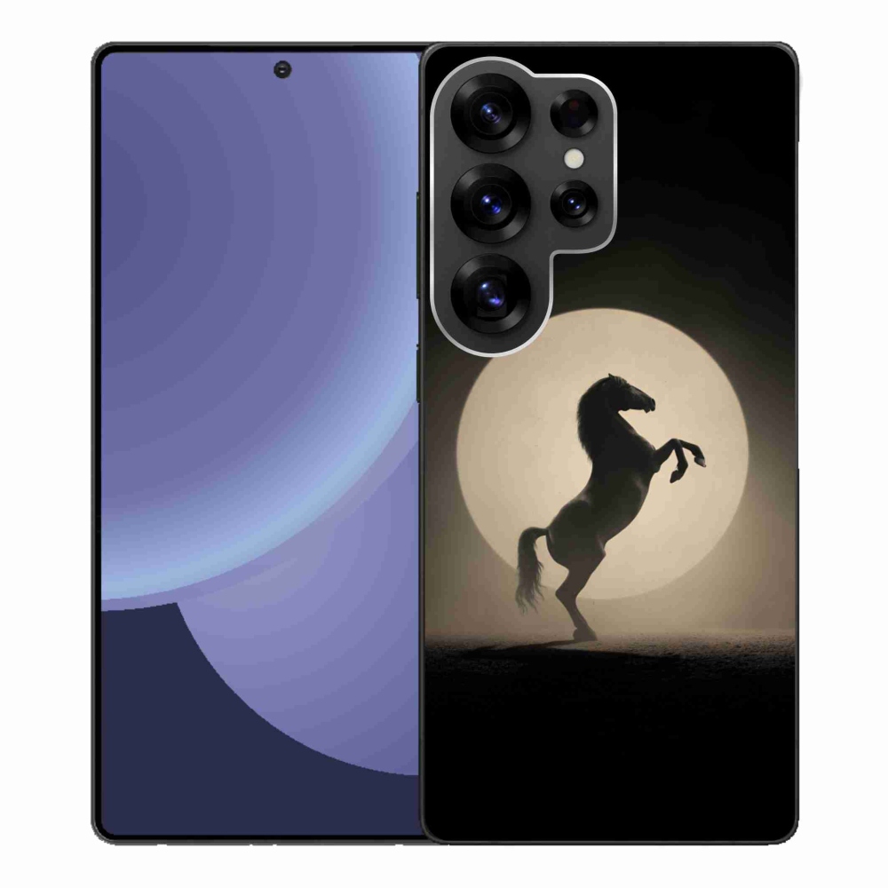 Gélový kryt mmCase na Samsung Galaxy S25 Ultra - kôň v siluete