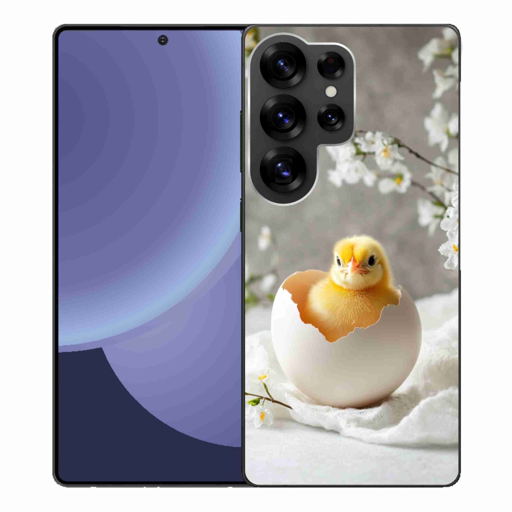 Gélový kryt mmCase na Samsung Galaxy S25 Ultra - kuriatko