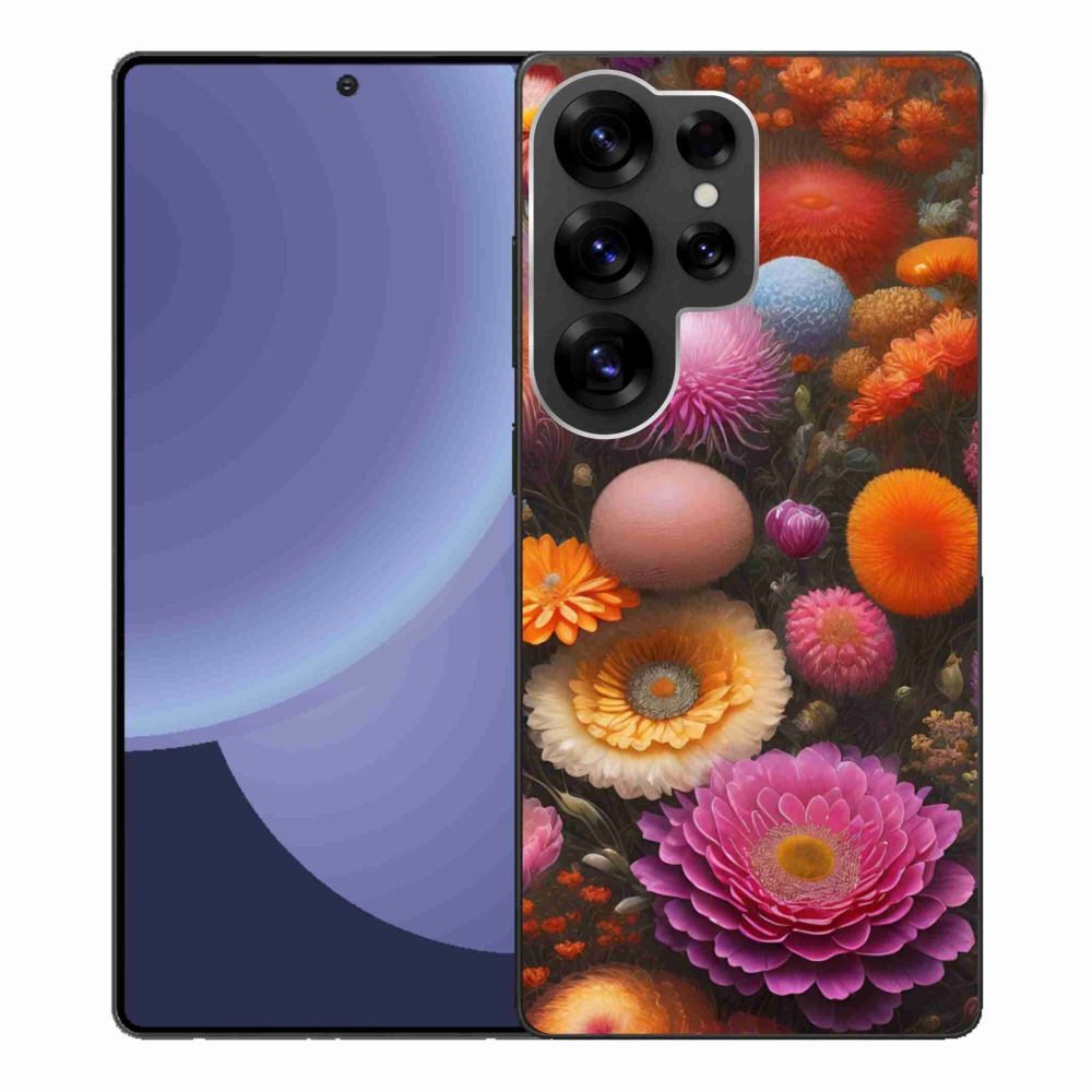 Gélový kryt mmCase na Samsung Galaxy S25 Ultra - kvetinová kompozícia