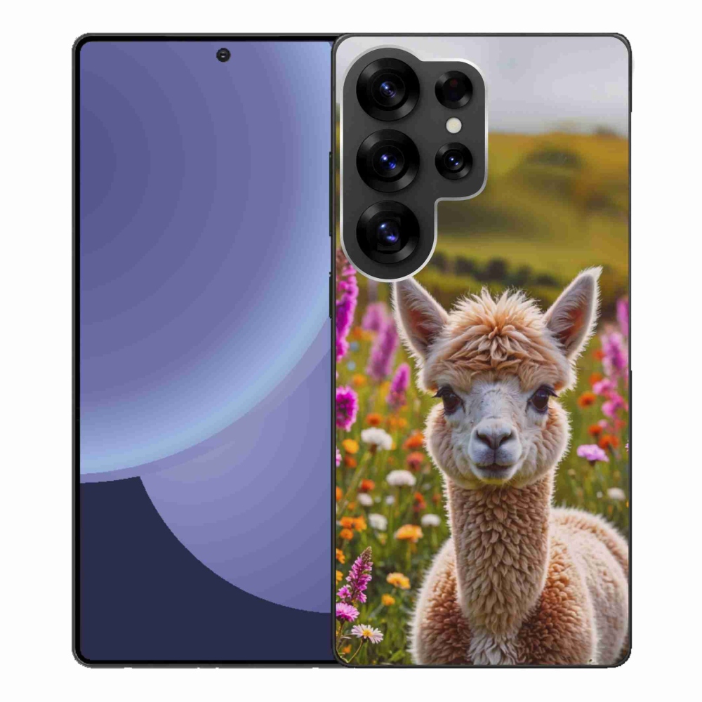 Gélový kryt mmCase na Samsung Galaxy S25 Ultra - lama na lúke