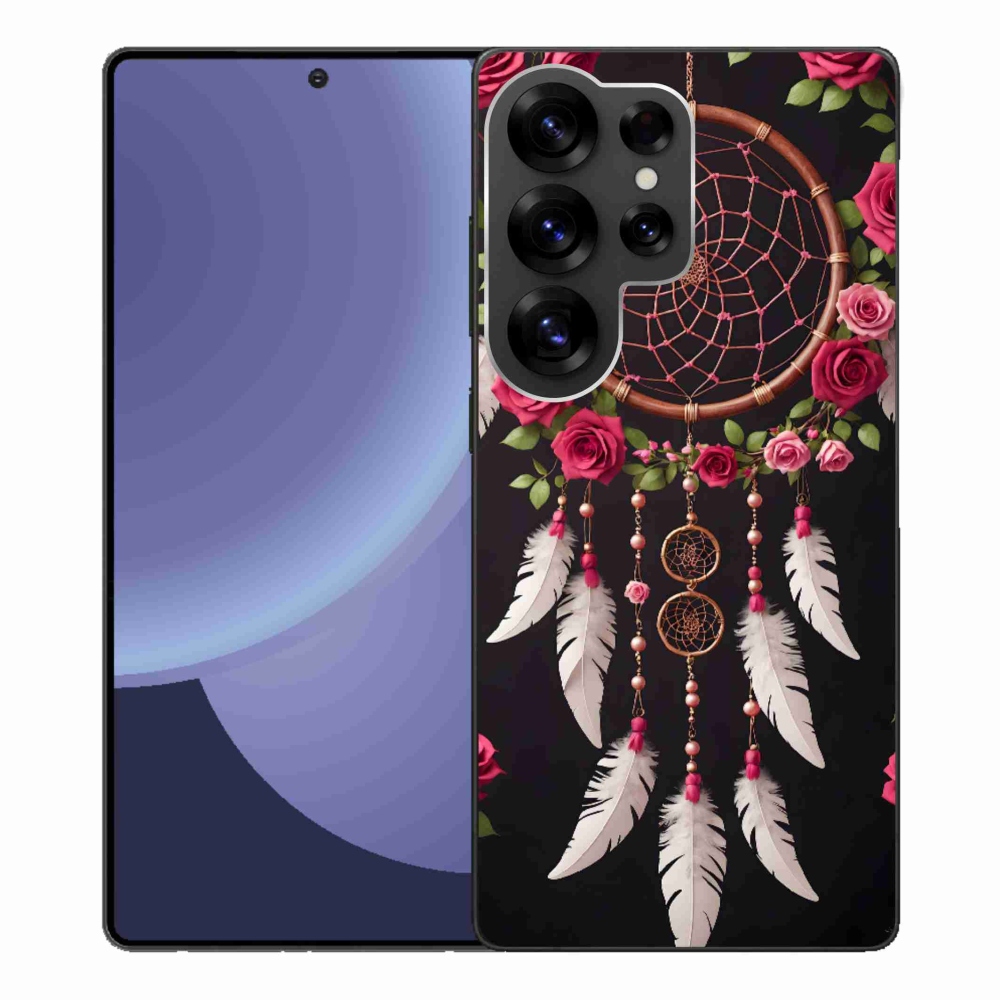 Gélový kryt mmCase na Samsung Galaxy S25 Ultra - lapač snov s ružami