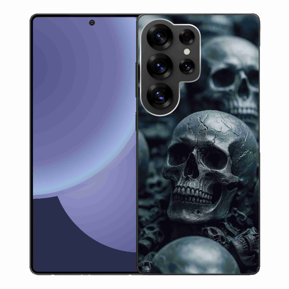 Gélový kryt mmCase na Samsung Galaxy S25 Ultra - lebka 2