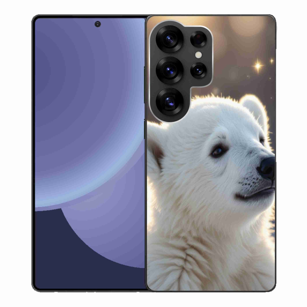 Gélový kryt mmCase na Samsung Galaxy S25 Ultra - ľadový medveď