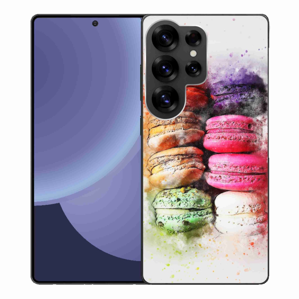 Gélový kryt mmCase na Samsung Galaxy S25 Ultra - makrónky