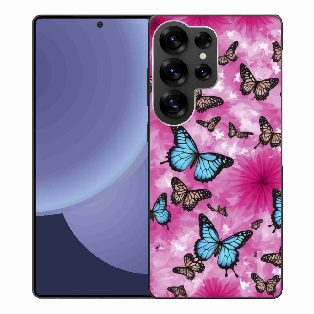 Gélový kryt mmCase na Samsung Galaxy S25 Ultra - motýlia záhrada