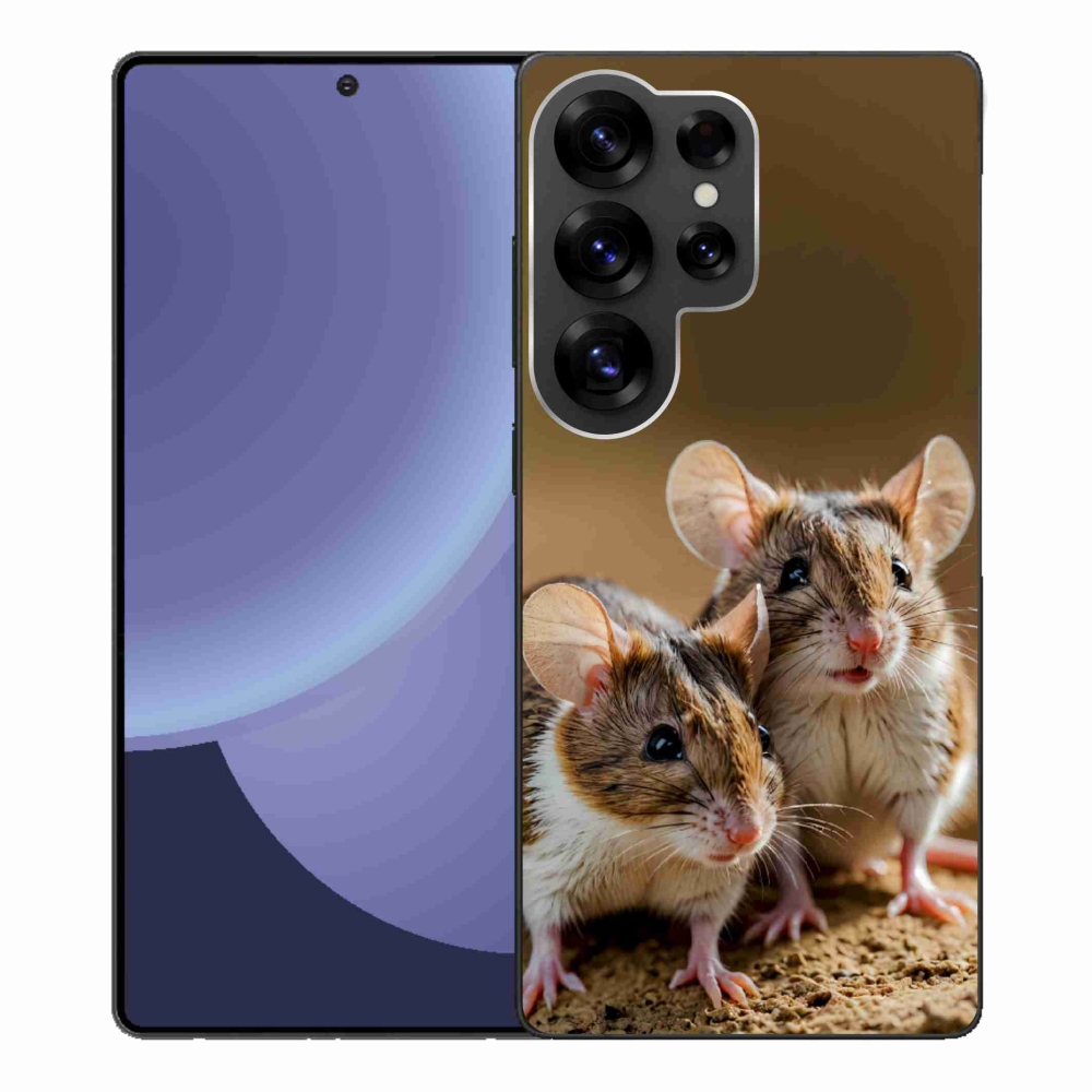 Gélový kryt mmCase na Samsung Galaxy S25 Ultra - myší duo