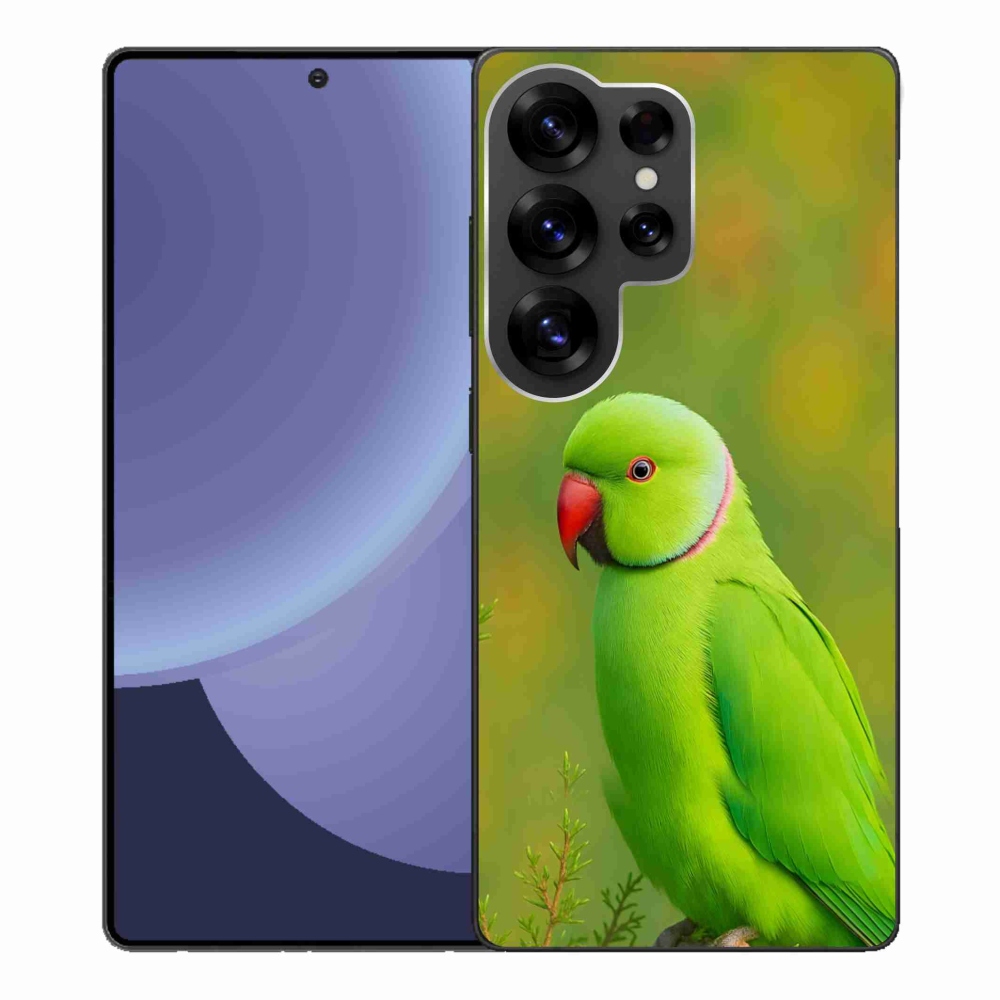 Gélový kryt mmCase na Samsung Galaxy S25 Ultra - papagáj Alexander 2