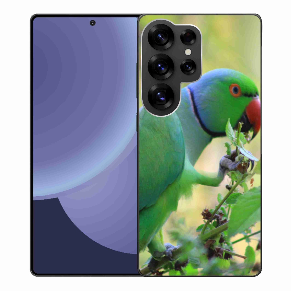 Gélový kryt mmCase na Samsung Galaxy S25 Ultra - papagáj Alexandr