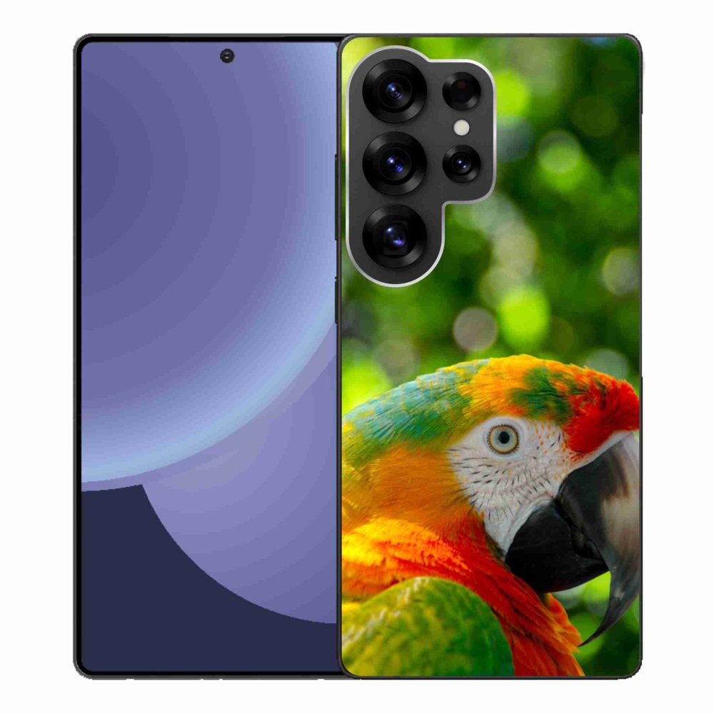 Gélový kryt mmCase na Samsung Galaxy S25 Ultra - papagáj ara 3