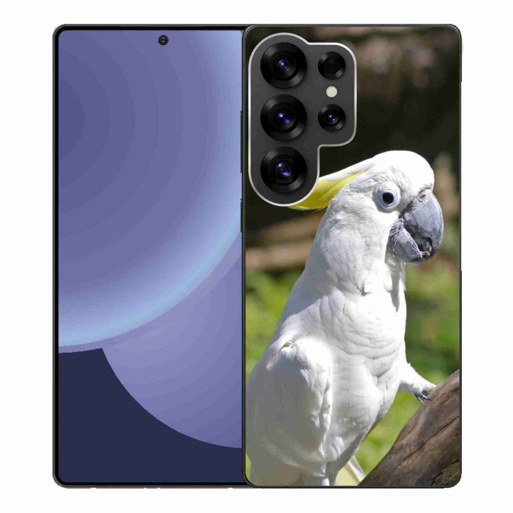 Gélový kryt mmCase na Samsung Galaxy S25 Ultra - papagáj kakadu 2
