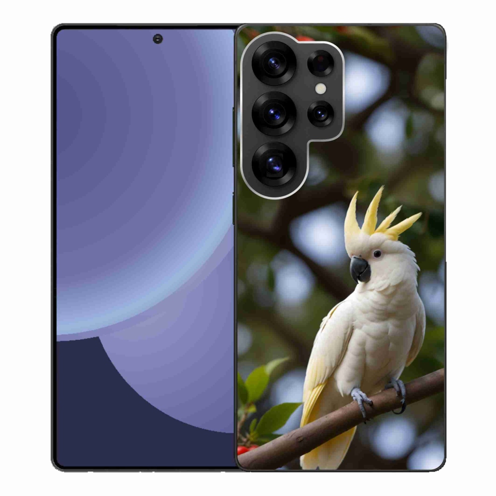 Gélový kryt mmCase na Samsung Galaxy S25 Ultra - papagáj kakadu 3