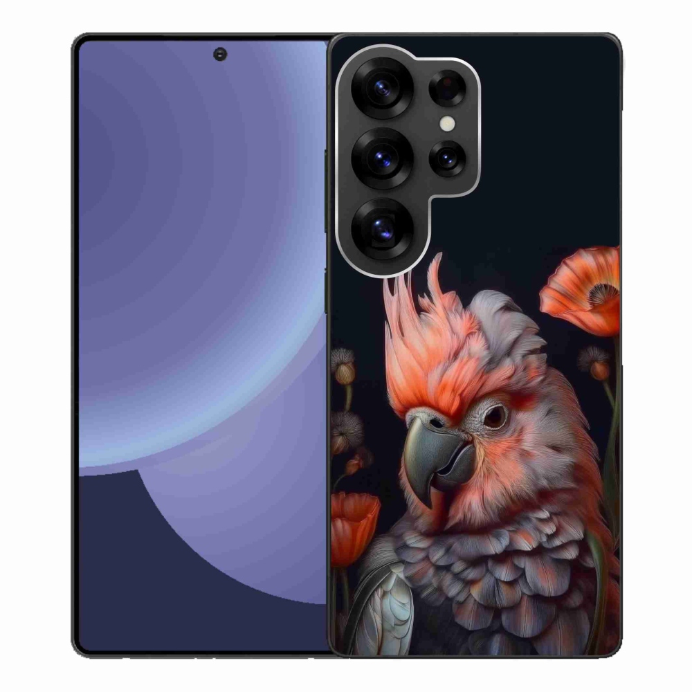 Gélový kryt mmCase na Samsung Galaxy S25 Ultra - papagáj kakadu vo farbách
