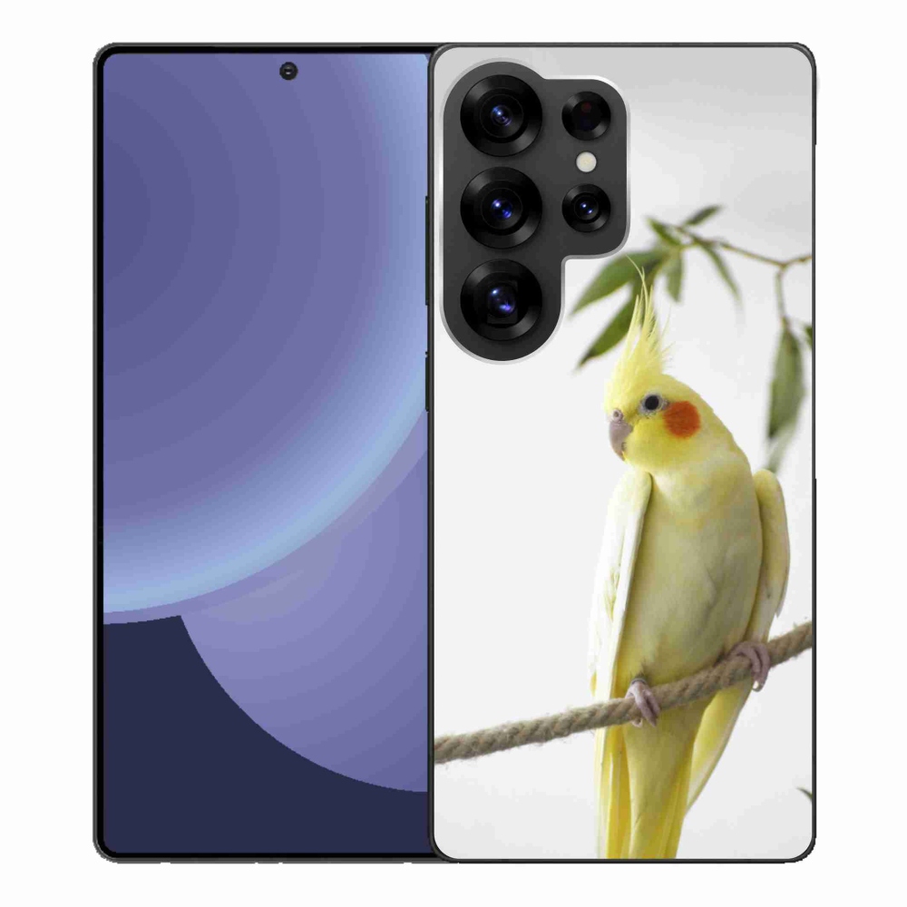Gélový kryt mmCase na Samsung Galaxy S25 Ultra - papagáj korela chocholatá