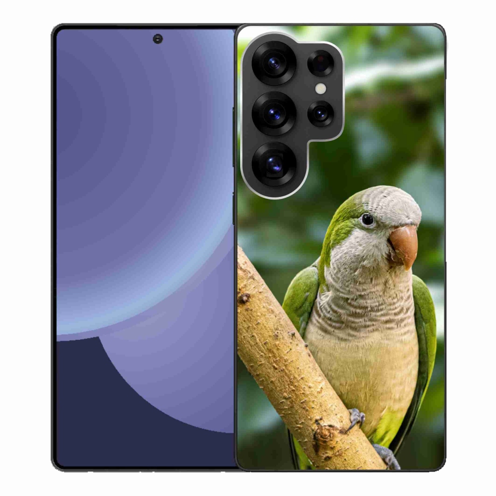 Gélový kryt mmCase na Samsung Galaxy S25 Ultra - papagáj mníšok