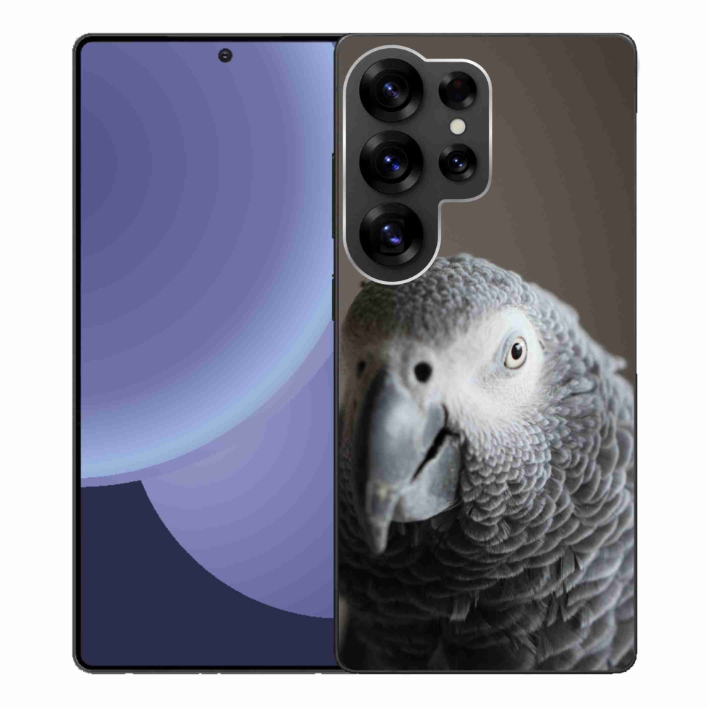 Gélový kryt mmCase na Samsung Galaxy S25 Ultra - papagáj žako 2