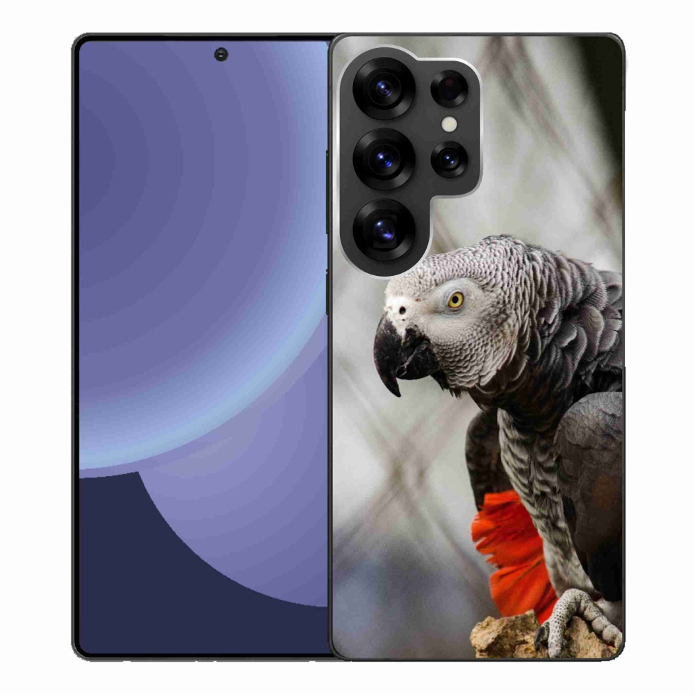 Gélový kryt mmCase na Samsung Galaxy S25 Ultra - papagáj žako 3