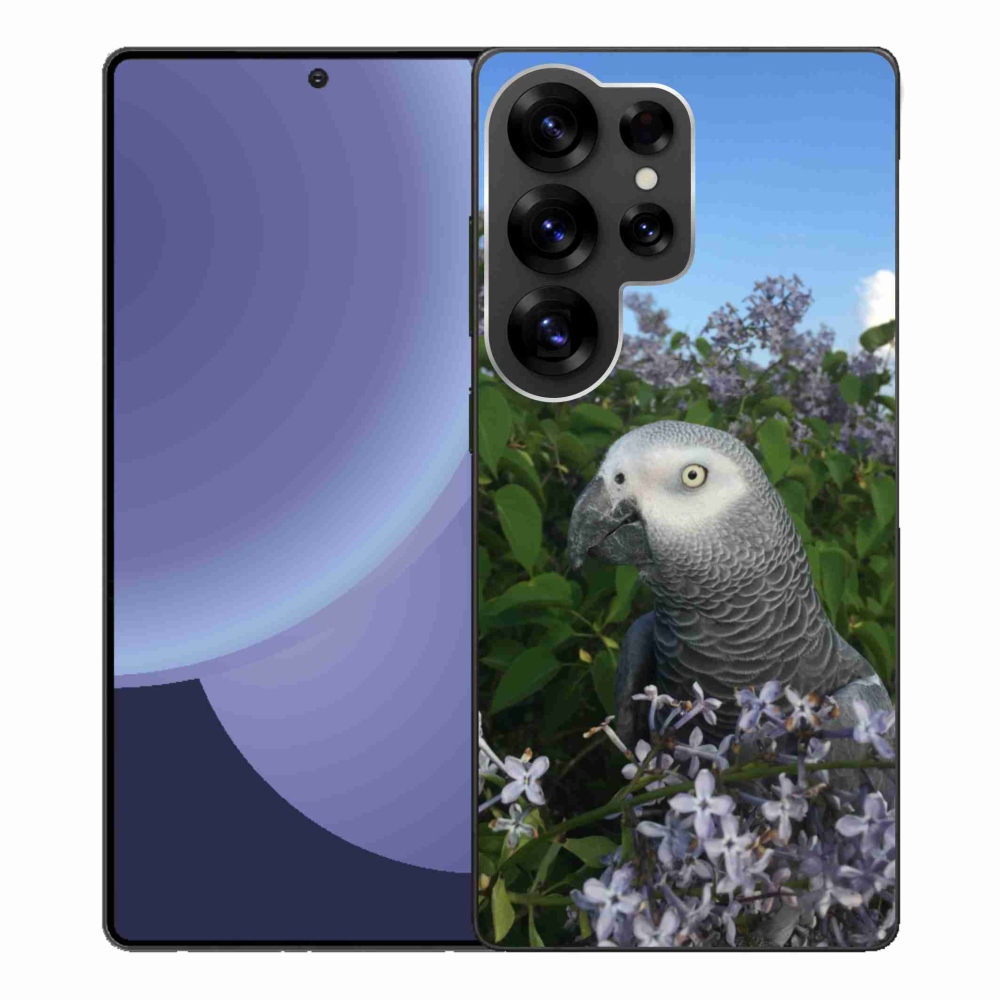 Gélový kryt mmCase na Samsung Galaxy S25 Ultra - papagáj žako