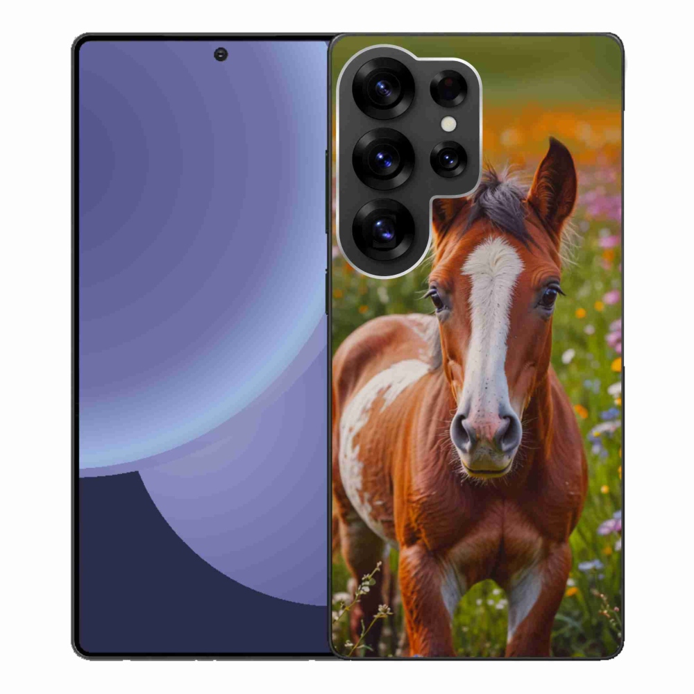 Gélový kryt mmCase na Samsung Galaxy S25 Ultra - roztomilé žriebä