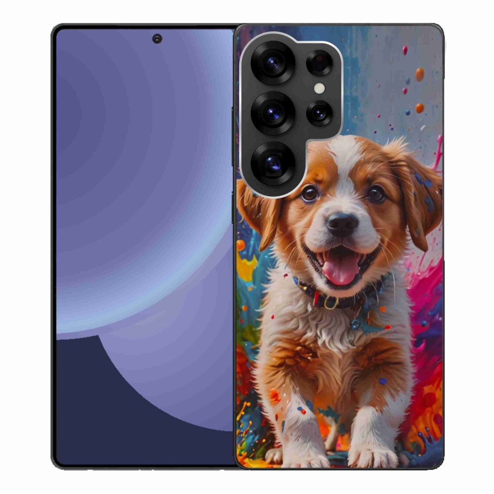 Gélový kryt mmCase na Samsung Galaxy S25 Ultra - roztomilé šteňa 3