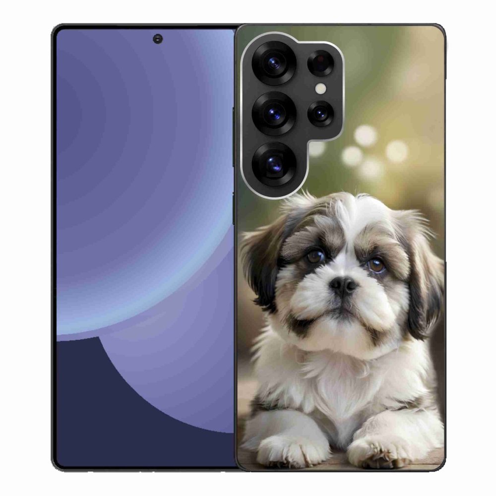 Gélový kryt mmCase na Samsung Galaxy S25 Ultra - roztomilý shih-tzu