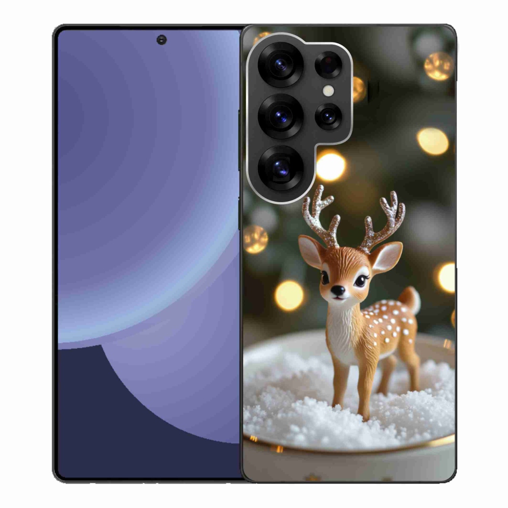 Gélový kryt mmCase na Samsung Galaxy S25 Ultra - roztomilý vianočný jeleň
