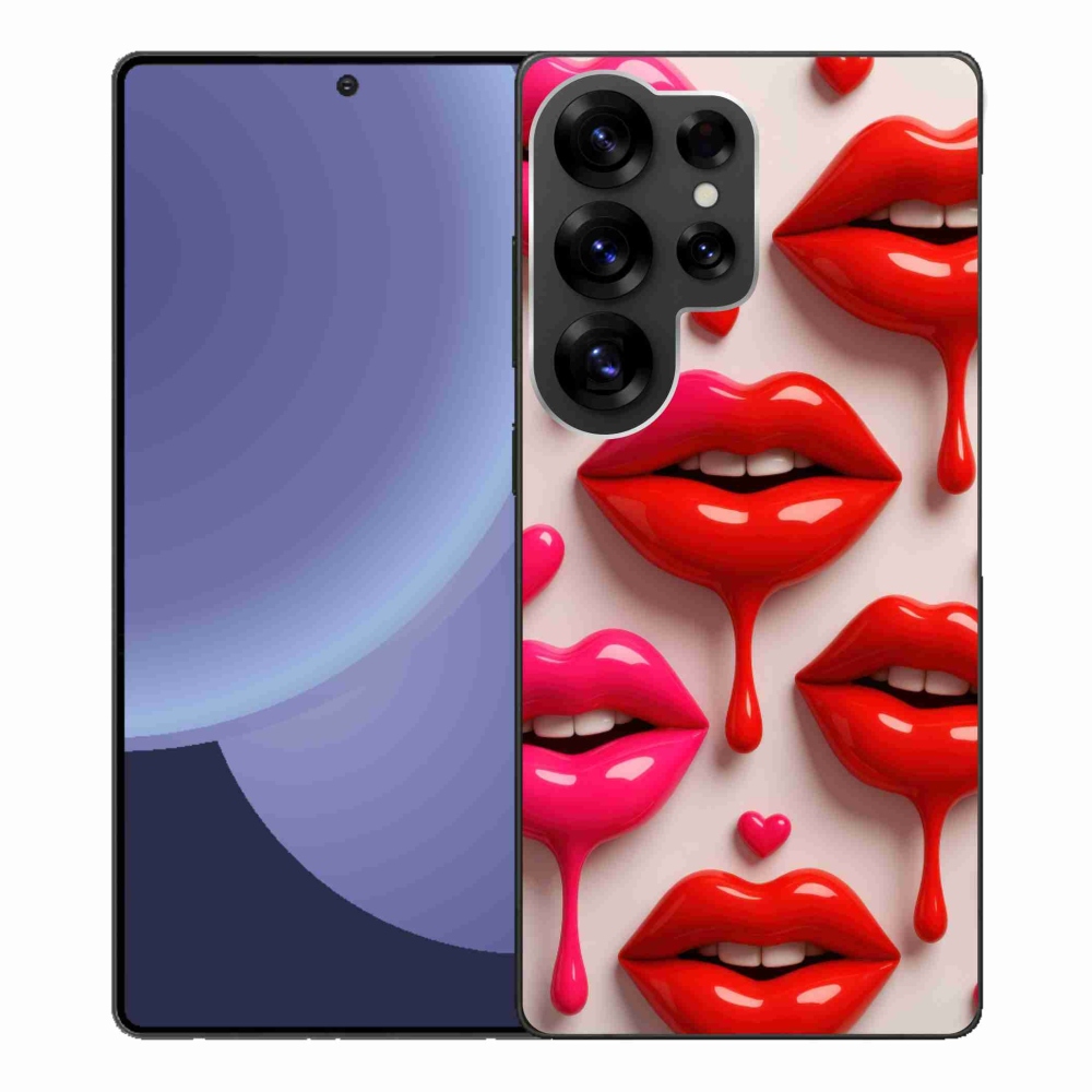 Gélový kryt mmCase na Samsung Galaxy S25 Ultra - pery 2