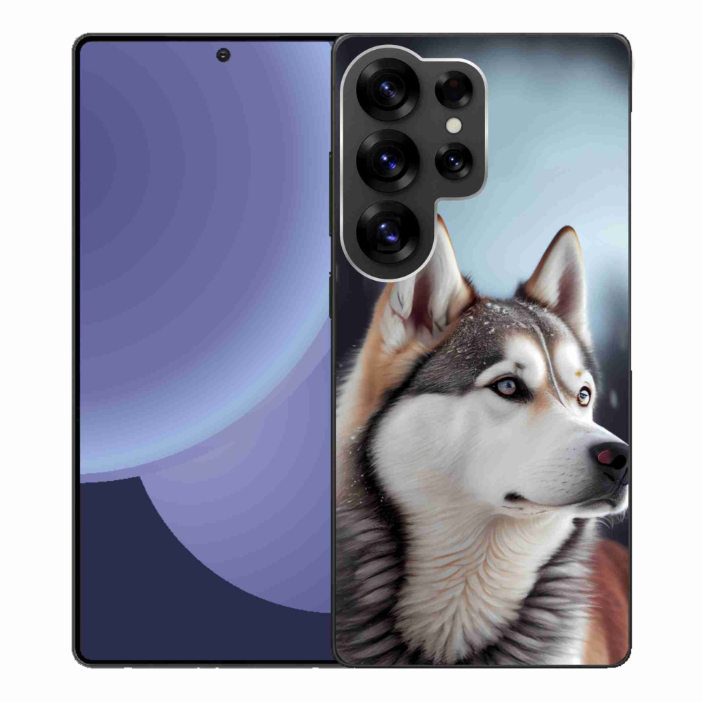 Gélový kryt mmCase na Samsung Galaxy S25 Ultra - sibírsky husky