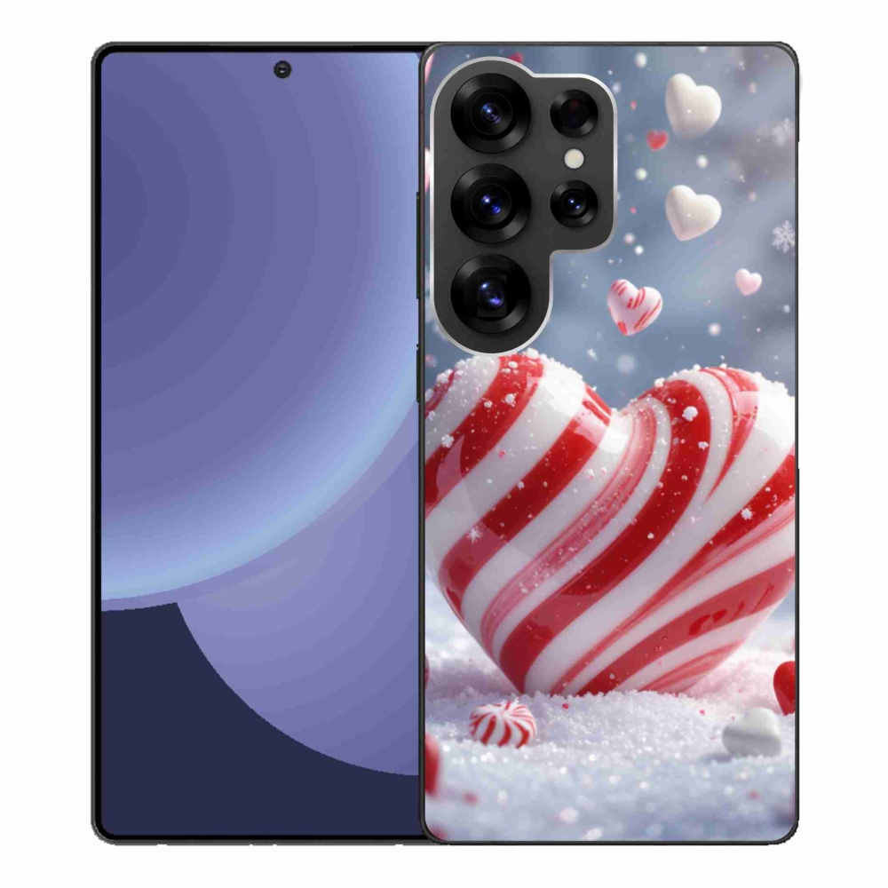 Gélový kryt mmCase na Samsung Galaxy S25 Ultra - sladké srdce