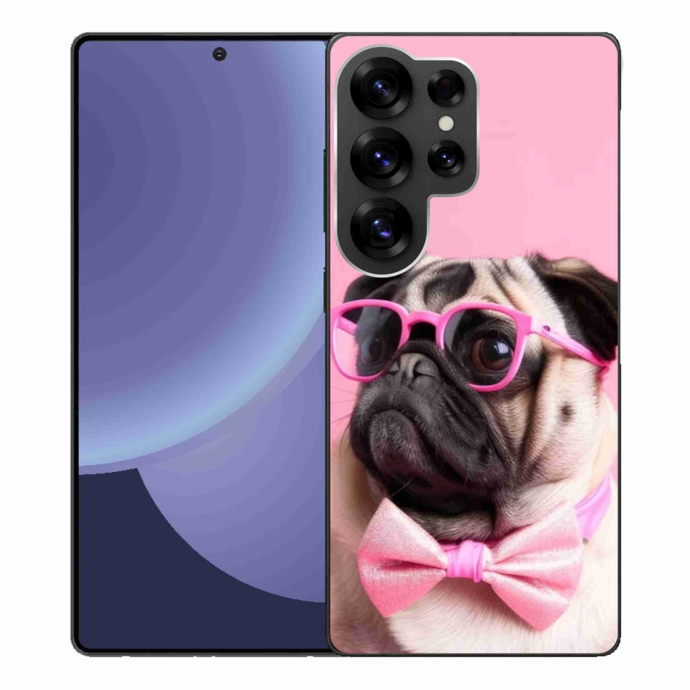 Gélový kryt mmCase na Samsung Galaxy S25 Ultra - štýlový mops