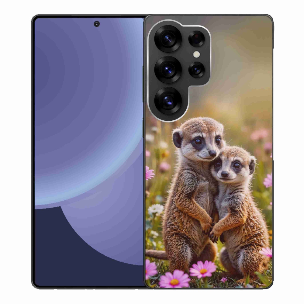 Gélový kryt mmCase na Samsung Galaxy S25 Ultra - surikatí duo