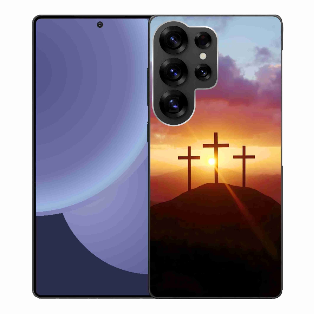 Gélový kryt mmCase na Samsung Galaxy S25 Ultra - tri kríža