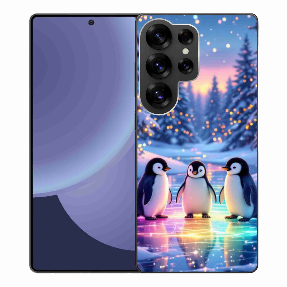 Gélový kryt mmCase na Samsung Galaxy S25 Ultra - tučniaky