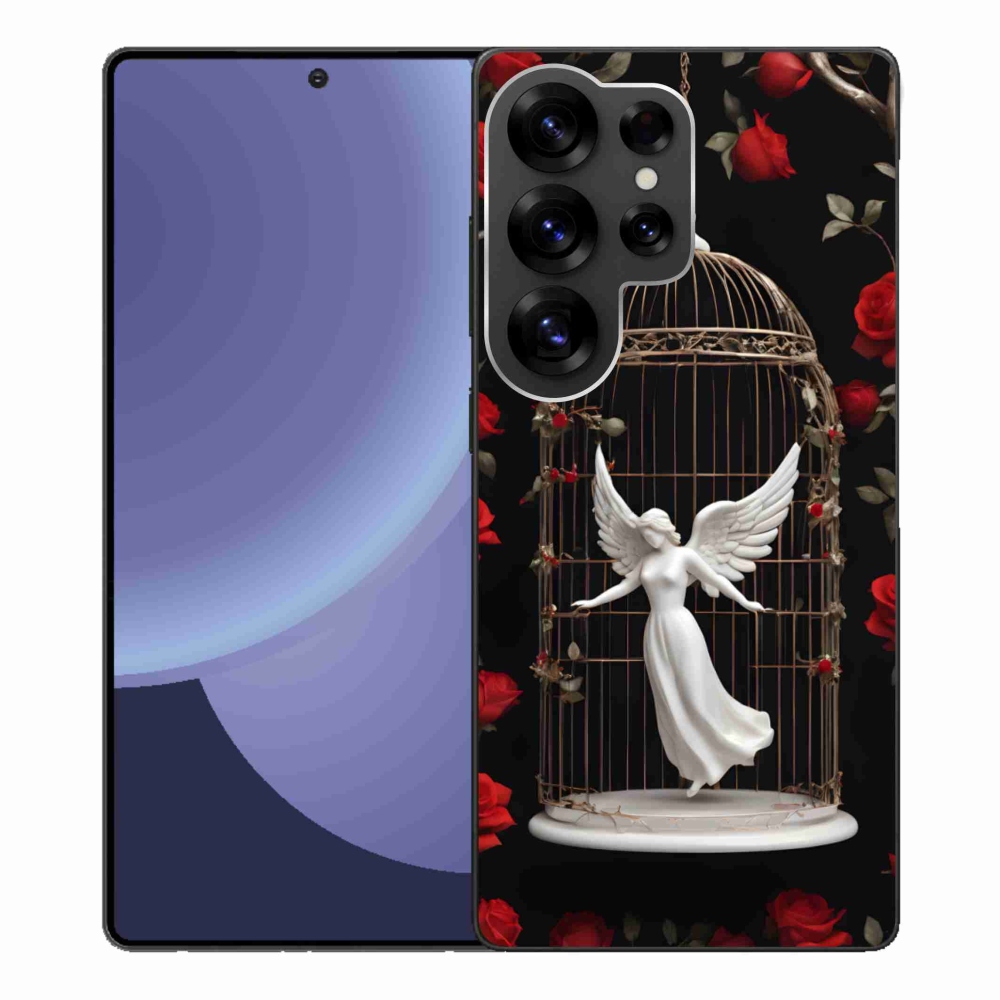 Gélový kryt mmCase na Samsung Galaxy S25 Ultra - uväznený anjel