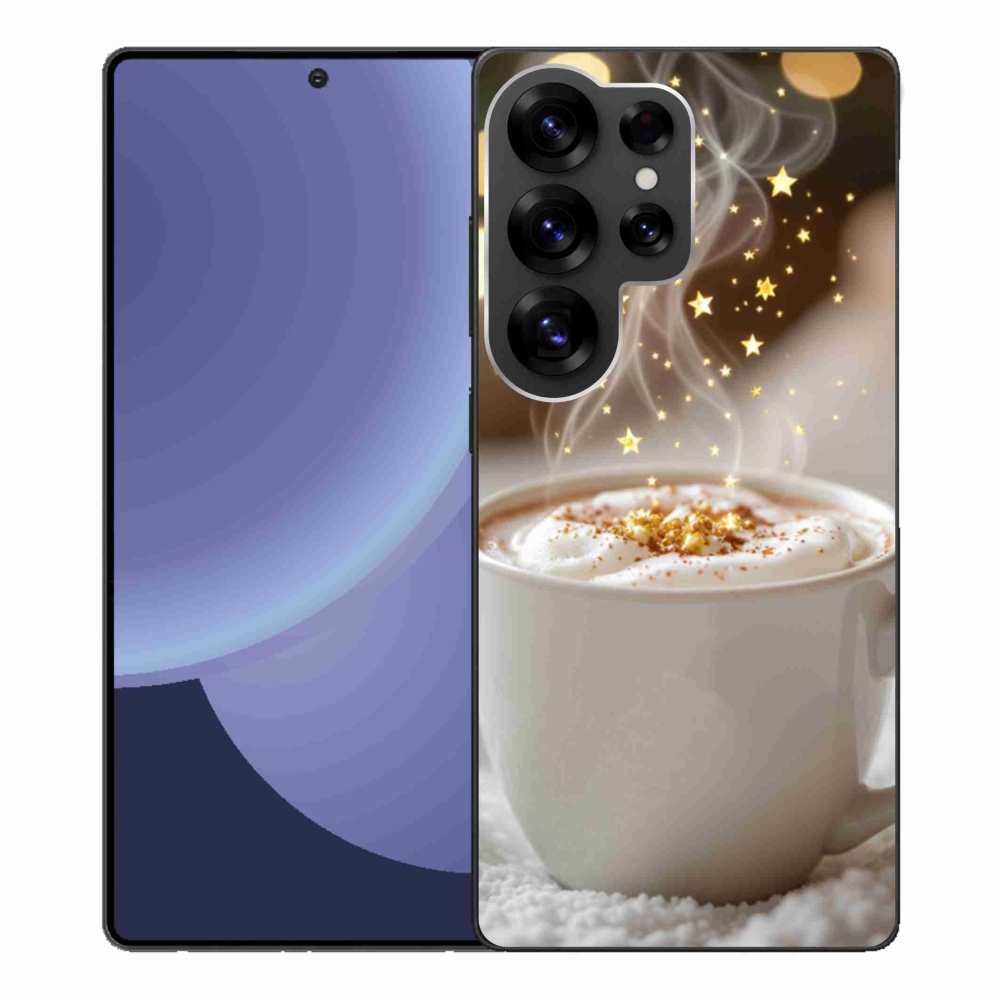 Gélový kryt mmCase na Samsung Galaxy S25 Ultra - vianočný horúci nápoj