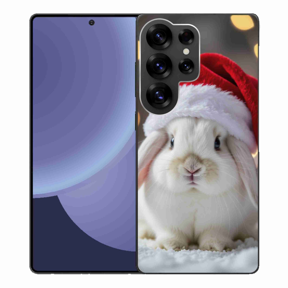 Gélový kryt mmCase na Samsung Galaxy S25 Ultra - vianočný králik