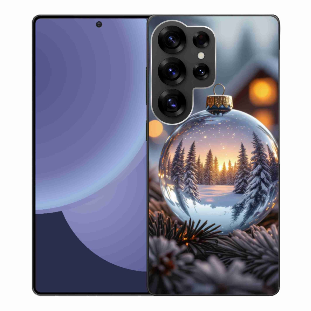 Gélový kryt mmCase na Samsung Galaxy S25 Ultra - vianočná ozdoba