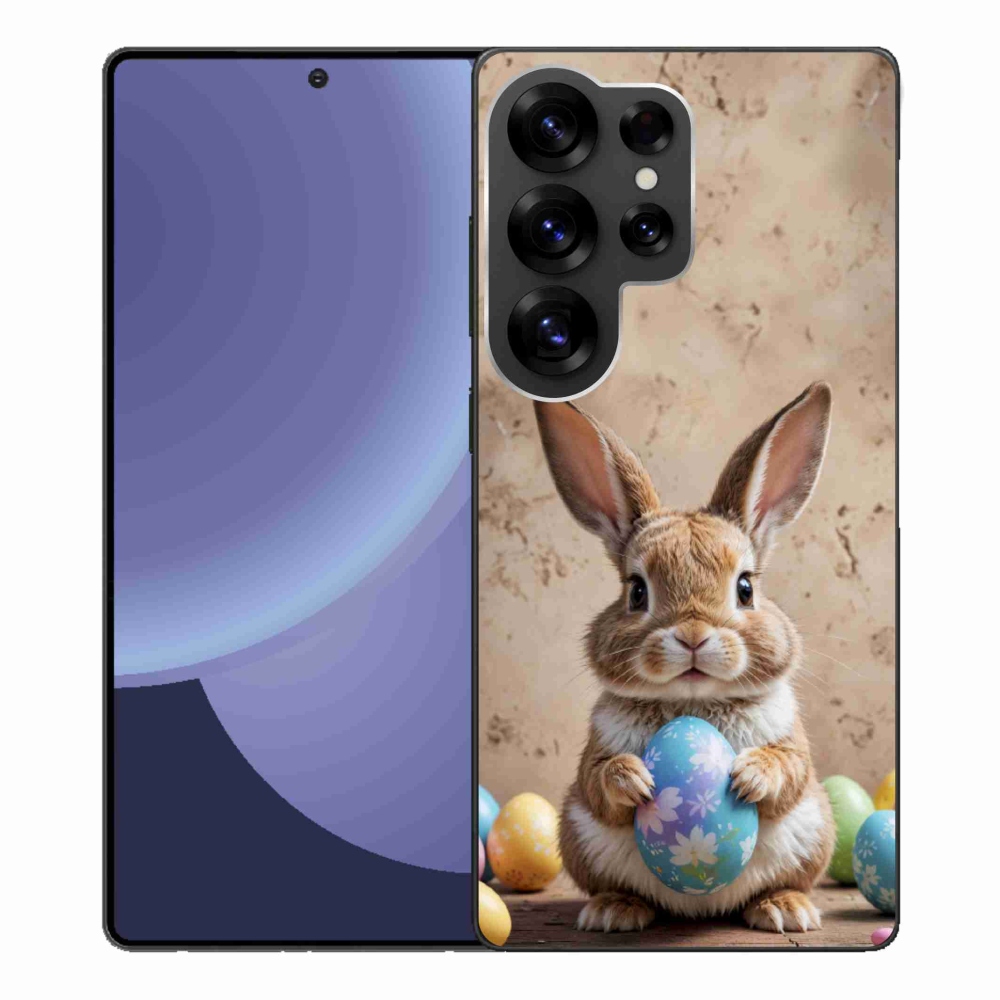 Gélový kryt mmCase na Samsung Galaxy S25 Ultra - veľkonočný zajačik