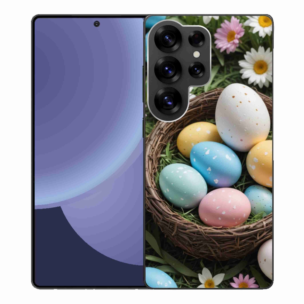 Gélový kryt mmCase na Samsung Galaxy S25 Ultra - veľkonočné vajíčka 2
